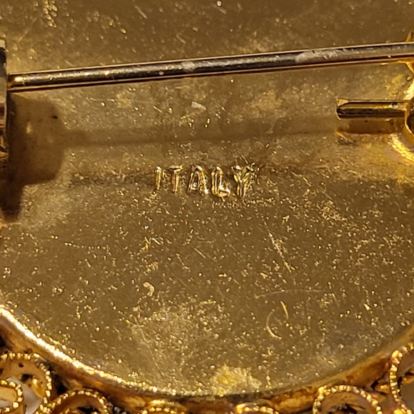 Vintage Micro Mosaic Brooch - Picture 5 of 7